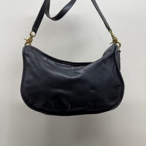 Vintage 90s Coach Black Swinger Bag